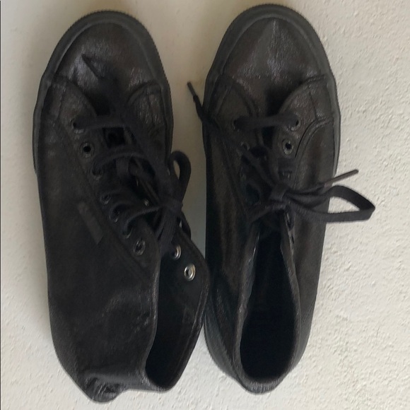 Superga black sparkle high tops - Picture 4 of 6